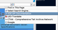 KDE multisearch